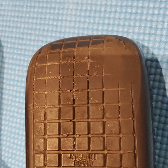 Louis vuitton brown leather slides slippers sandals size 11 usa - Picture 6 of 8